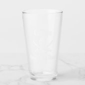 海賊の船長とボート名 タンブラーグラス (正面)