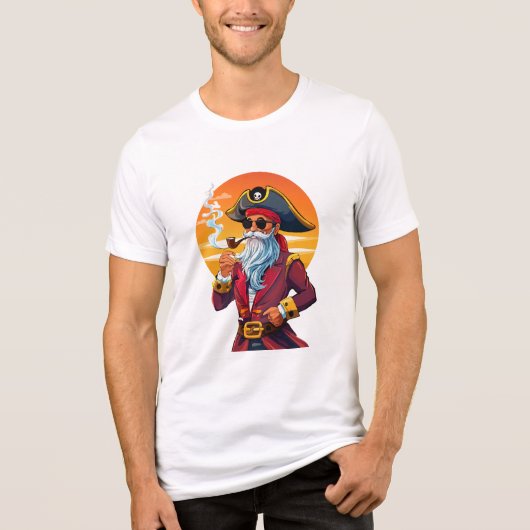海賊の船長 トライブレンドTシャツ (正面)