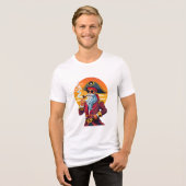 海賊の船長 トライブレンドTシャツ (正面全面)