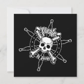 海賊の誕生日カード カード (裏面)