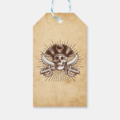 海賊の誕生日パーティーの景品タグ「あのう、こちらへ」 ギフトタグ (裏面)