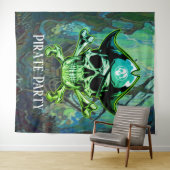 海賊の誕生日パーティーの背景 タペストリー (インサイチュ(横))