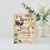 海賊の誕生日パーティーへようこそ少年たち ポストカード (スタンド正面)