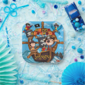 海賊の誕生日パーティー ペーパープレート (パーティー)