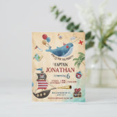 海賊の誕生日パーティー ポストカード (スタンド正面)