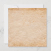 海賊の誕生日パーティー ヴィンテージ船 招待状 (裏面)