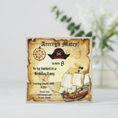 海賊の誕生日パーティー! 招待状 (スタンド正面)