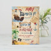 海賊の誕生日パーティー 招待状 (スタンド正面)