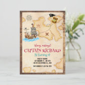 海賊の誕生日招待状、宝探しの誕生日 招待状 (スタンド正面)