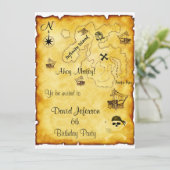 海賊の誕生日招待状 招待状 (スタンド正面)