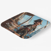 海賊の誕生日 ペーパープレート (傾斜あり)