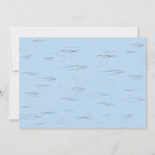 海賊の赤ちゃんシャワーの招待状 招待状 (裏面)