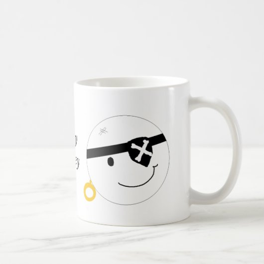 海賊の顔 コーヒーマグカップ (右)