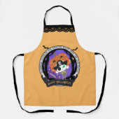 海賊の骨格猫 エプロン (正面)
