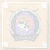 海賊の骨格猫 ガラスコースター (裏面)