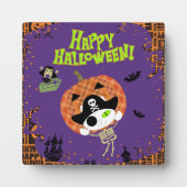 海賊の骨格猫 フォトプラーク (正面)