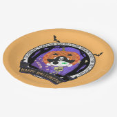 海賊の骨格猫 ペーパープレート (アングル)