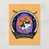 海賊の骨格猫 ポストカード (正面)