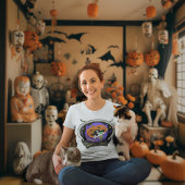 海賊の骨格猫 Tシャツ
