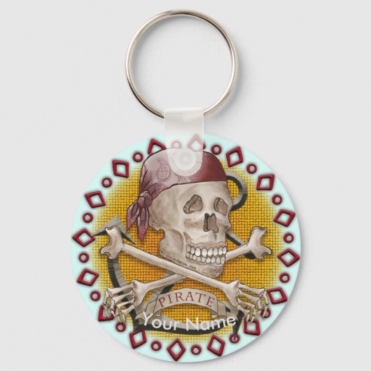 海賊の骨 キーホルダー (正面)