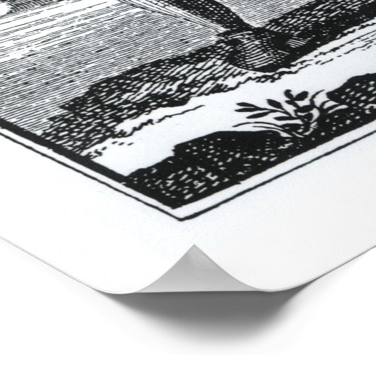 海賊の黒髭を描く、「の一般的な歴史」 ポスター (角)