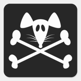 海賊の齧歯動物 スクエアシール
