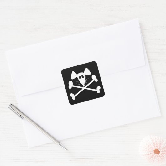 海賊の齧歯動物 スクエアシール (封筒)