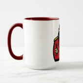 海賊はっきりした団 – 激しくいたずらっぽい海賊マスコット マグカップ (左)