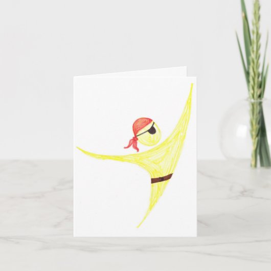 海賊は感謝していしています サンキューカード (正面)