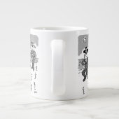 海賊は木製の脚を使ってガーデニングしている。おもしろい ジャンボコーヒーマグカップ (裏面)