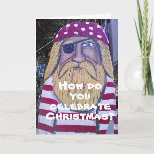 海賊は、聖降誕祭お目出度う！ シーズンカード (正面)