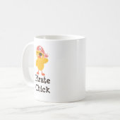 海賊ひよこのマグ コーヒーマグカップ (正面左)