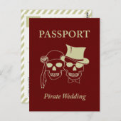 海賊へのパスポート結婚。 ポストカード (正面/裏面)
