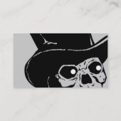 海賊またはスカルの喫煙のシガーの個人的な企業の 名刺 (裏面)