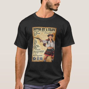海賊をやっつけるほうがいい Tシャツ