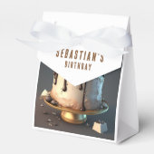 海賊をテーマにしたケーキ誕生日 フェイバーボックス (正面サイド)