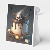 海賊をテーマにしたケーキ誕生日 フェイバーボックス (裏面サイド)