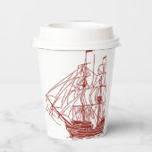 海賊をテーマにしたパーティー 紙コップ (裏面)