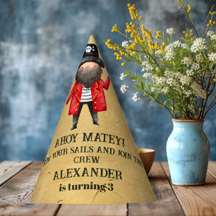 海賊をテーマにした誕生日パーティー パーティーハット