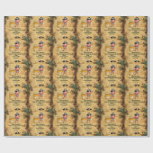 海賊をテーマにした誕生日パーティー ラッピングペーパー (フラット)