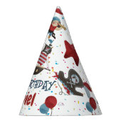海賊をテーマにした誕生日帽子 パーティーハット (右)
