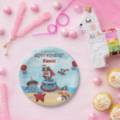 海賊をテーマにした誕生日紙プレート ペーパープレート (パーティー)