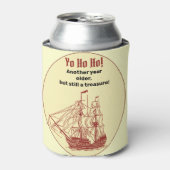 海賊をテーマにした誕生日 缶クーラー (缶正面)