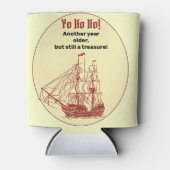 海賊をテーマにした誕生日 缶クーラー (正面)