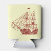 海賊をテーマにした誕生日 缶クーラー (裏面)