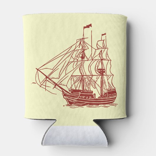 海賊をテーマにした誕生日 缶クーラー (裏面)