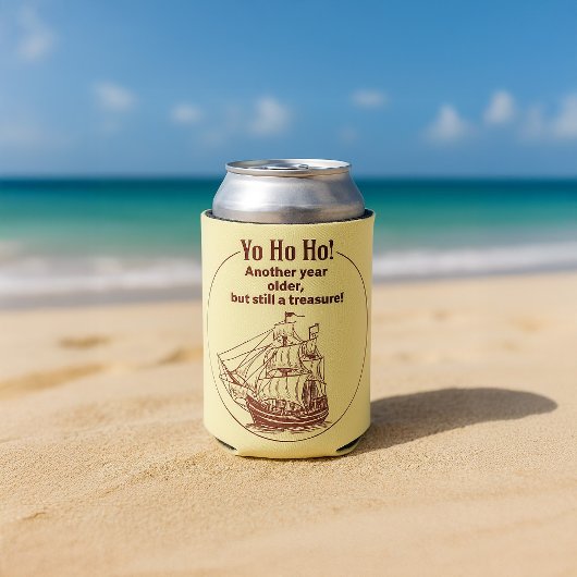 海賊をテーマにした誕生日 缶クーラー