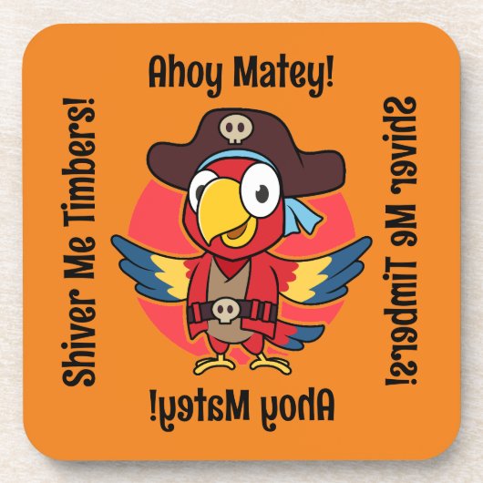 海賊をピート – Halloween Drink Coaster コースター (正面)