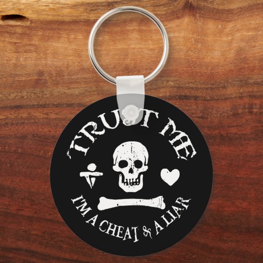 海賊を信頼する キーホルダー (正面)