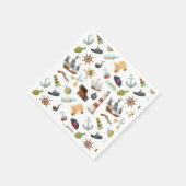 海賊アイ航海のコン スタンダードカクテルナプキン (角)